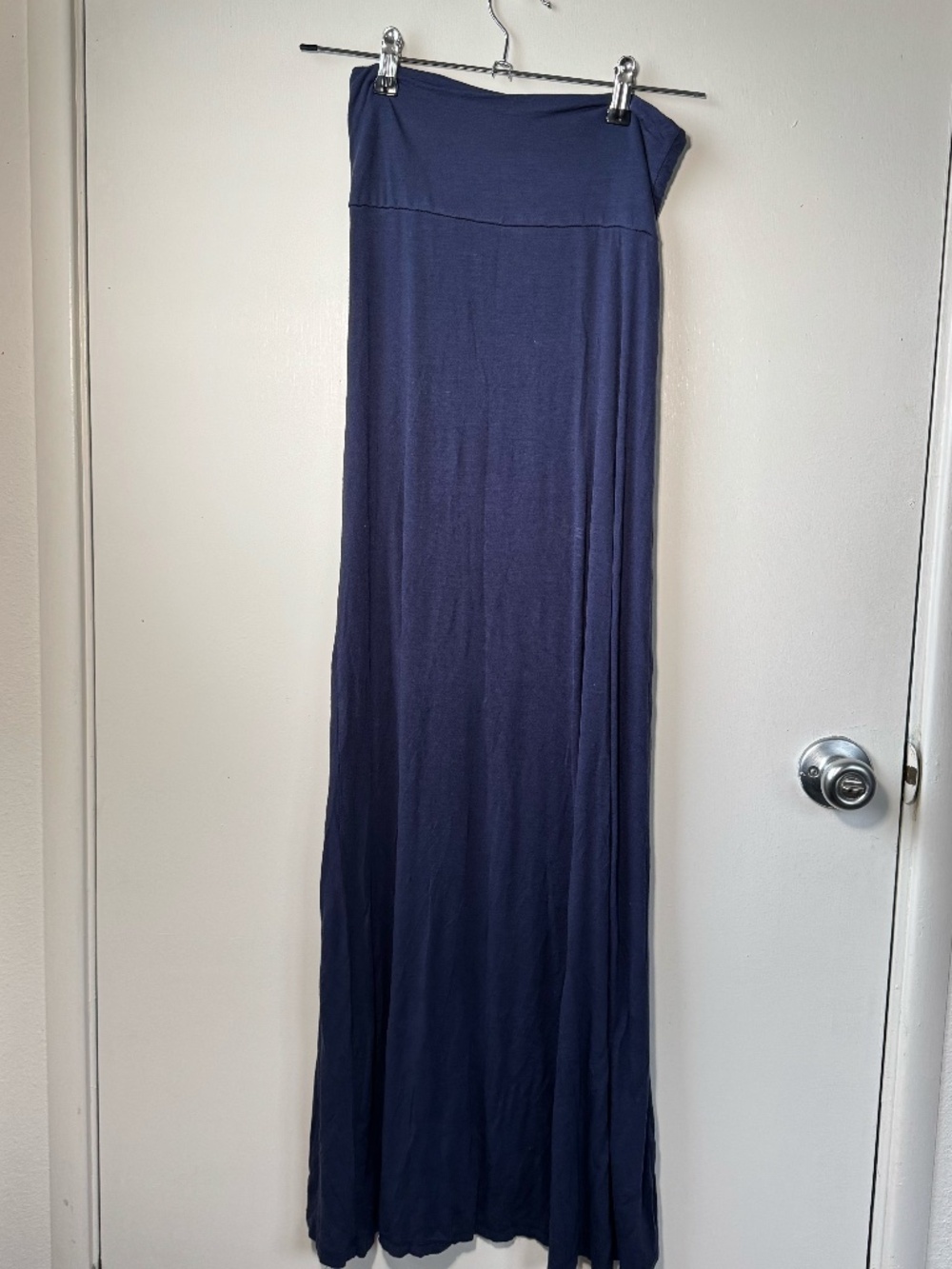 Blue maxi skirt size small
